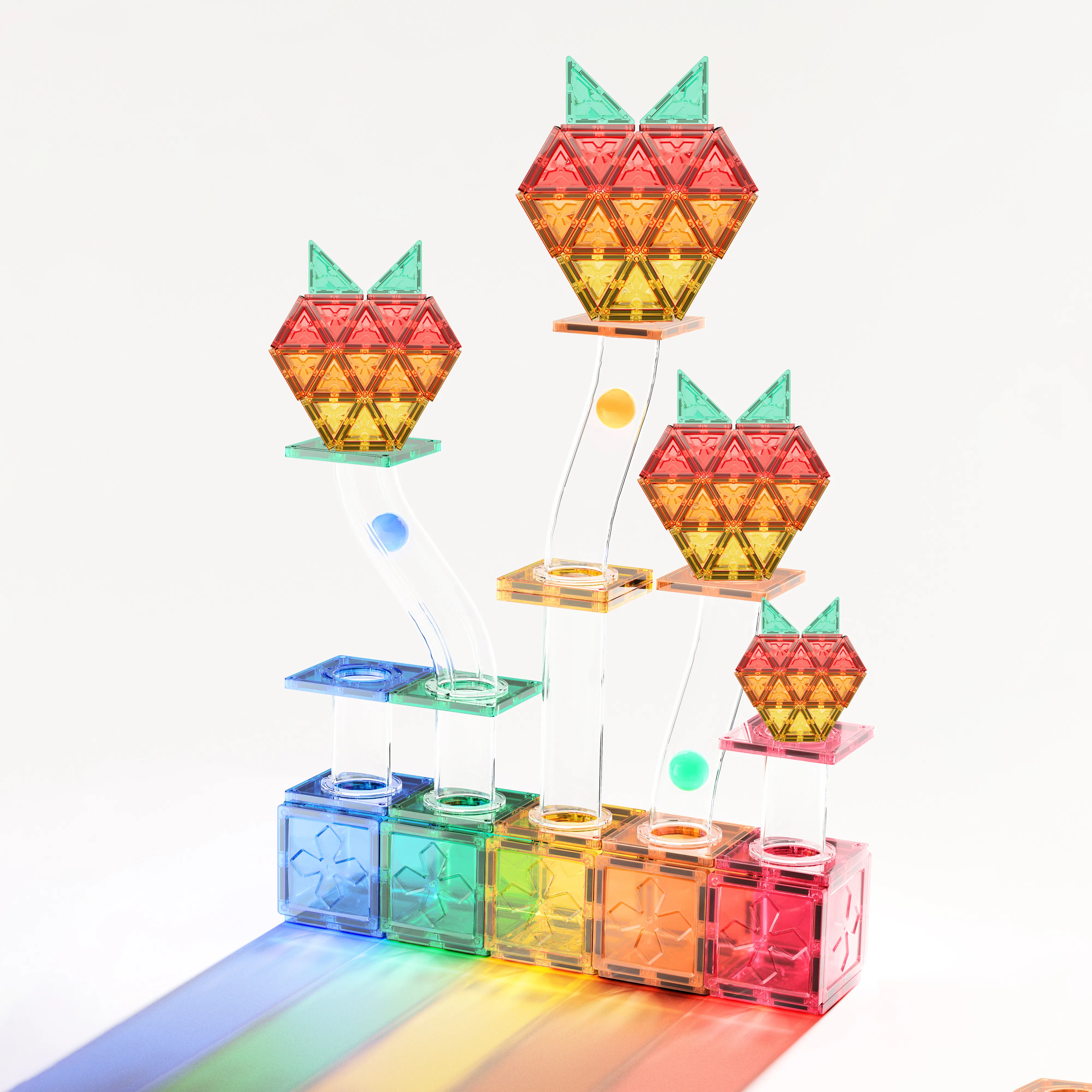 BPA free construction magnetic toys tiles magnetic toys building children educational toys