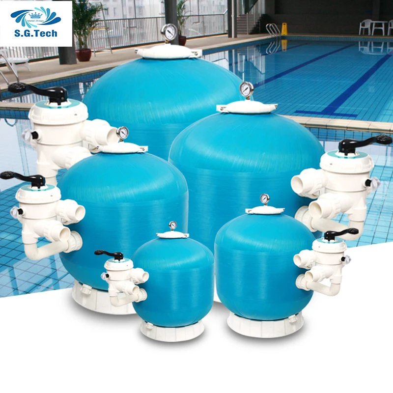 Прямая поставка с завода Промышленная обработка воды пластиковый песочный фильтр для