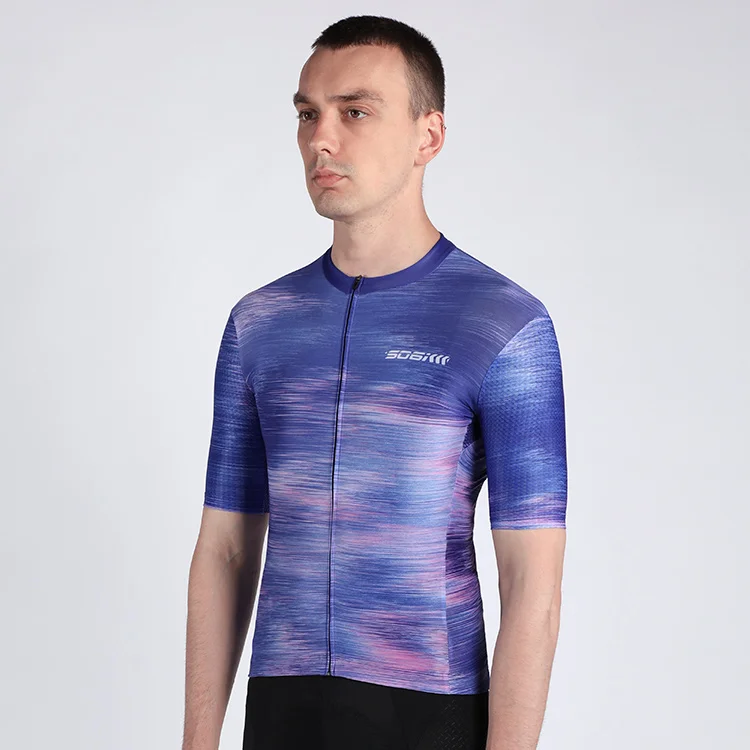 
China custom design breathable mens bike wear bicycle clothing cycle jersey with sublimation pattern 