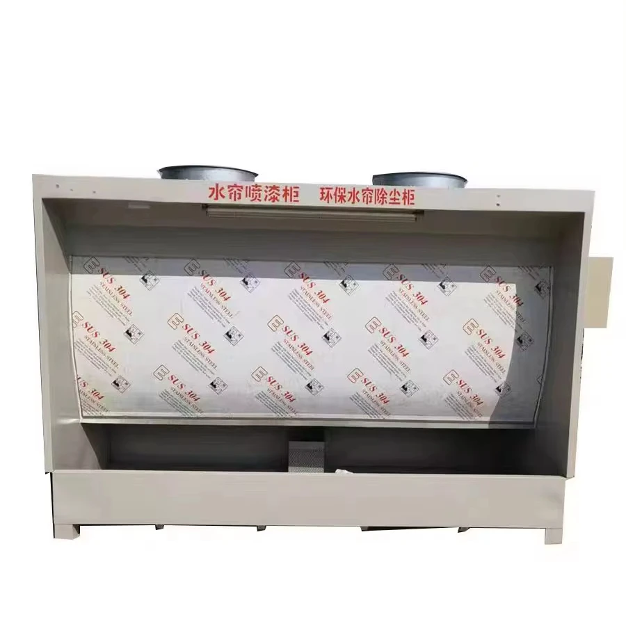 Factory direct paint mist purification water curtain cabinet no pump water spray paint cabinet sanding