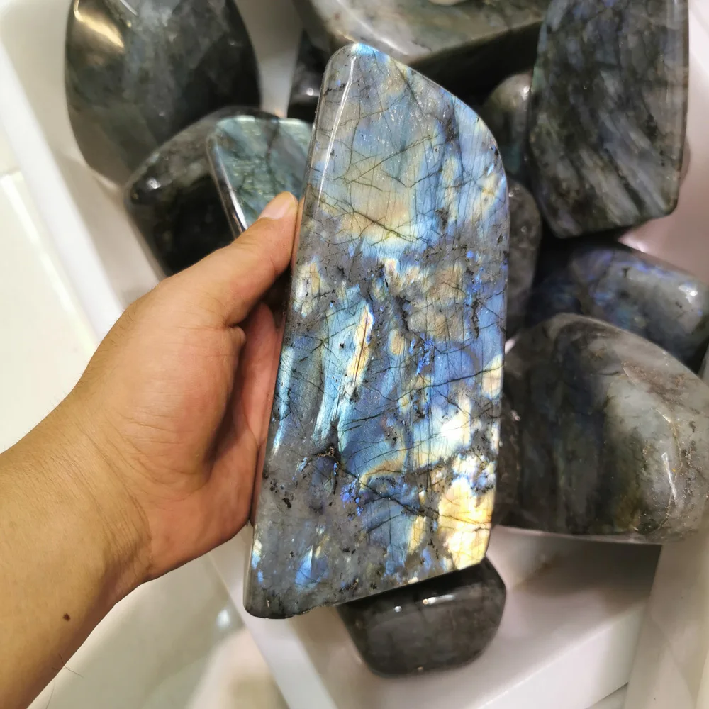wholesale Large pieces Beautiful natural  labradorite healing raw crystal stone