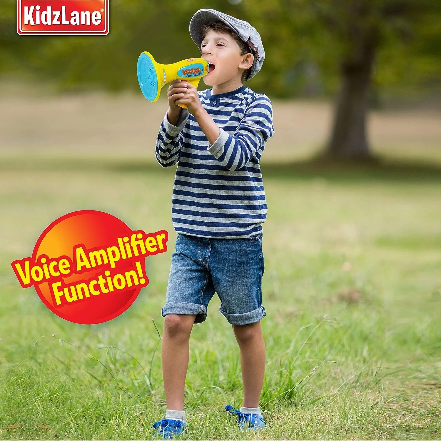 Voice Changer toy for Kids with LED Lights, and 5 Different Sound Effects