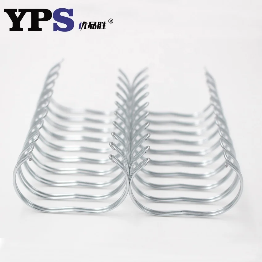 Sliver Color Nylon Coated Pre-cut Double Loops Binding Wire O for Paperback Book Binding