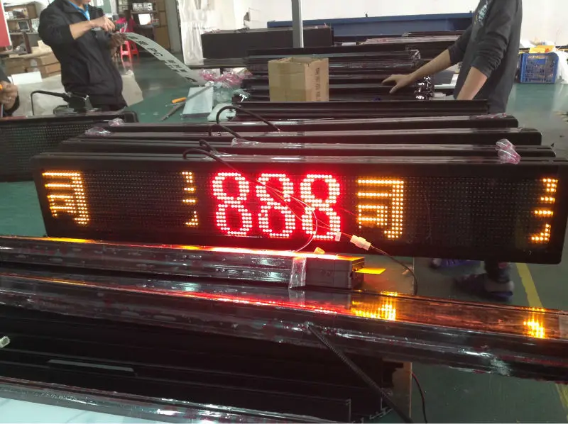
bus electronic scroll display screen or LED sign product 