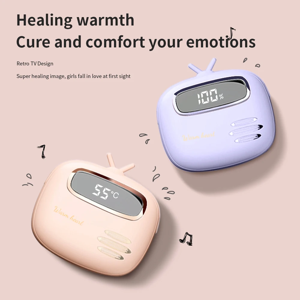 Hot Winter USB charging pocket Portable power bank Hand Warmer 2 in1/warm hands treasure