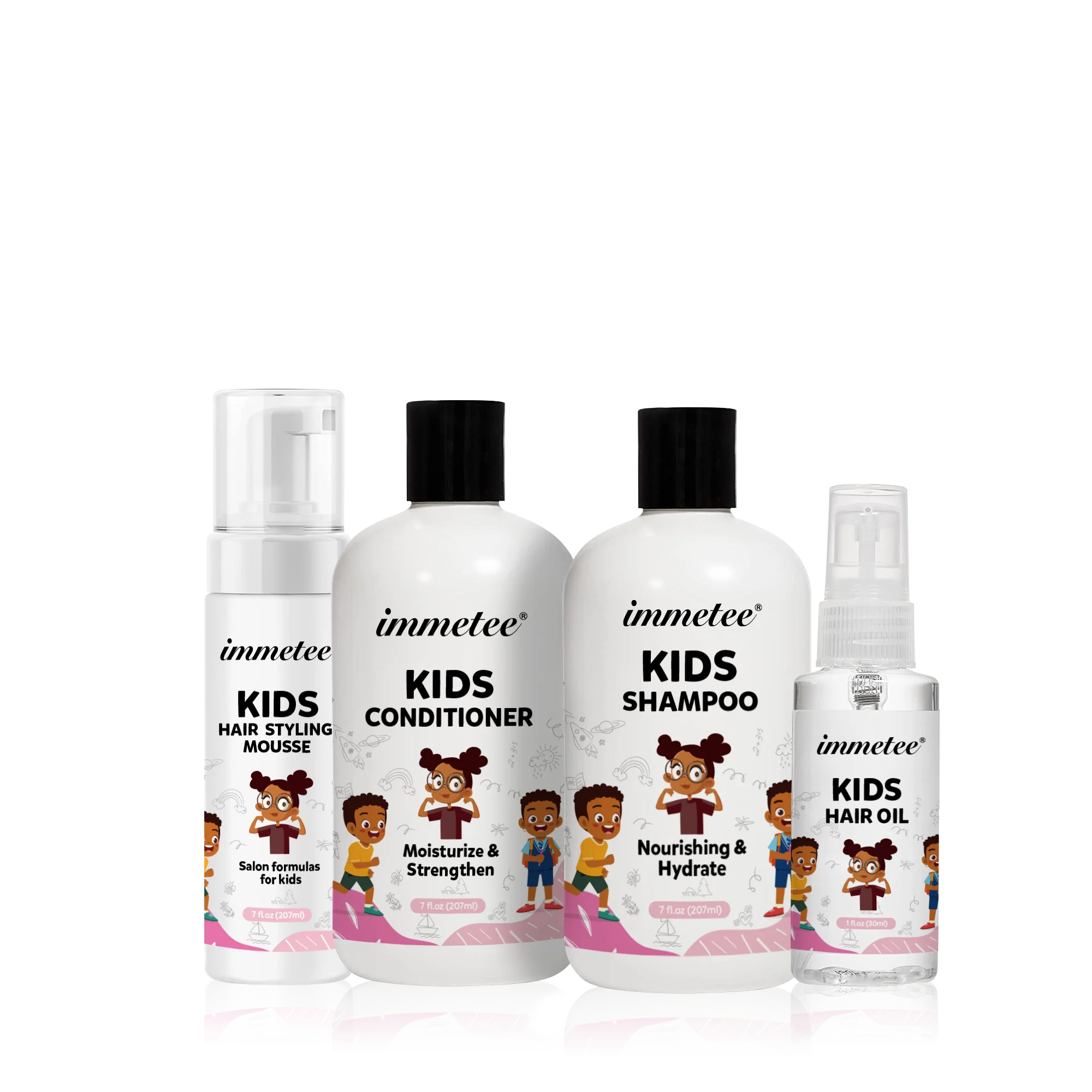 OEM/ODM Kid Hair Growth Oil Organic Nourishing  Scalp Massage Oil Hair Care Set Shampoo And Conditioner for kids