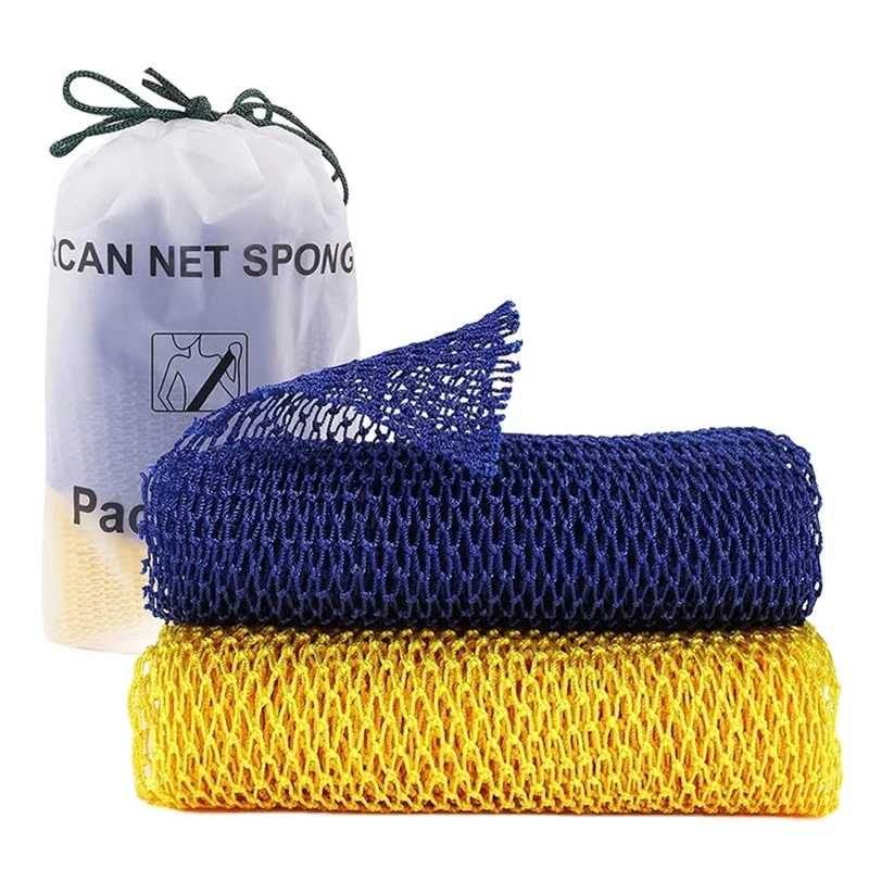 Bulk Sale Mesh Exfoliating Body Shower Net Adult Only Shower Net African Net Sponge Exfoliating