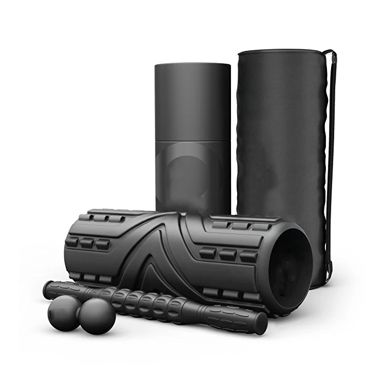 Adjustable foldable column grid massage foam roller for muscles