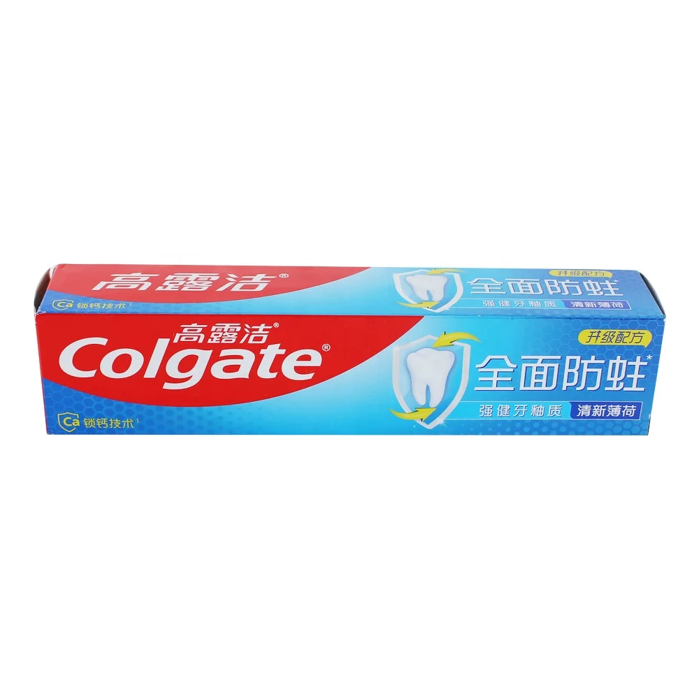 COLGATE OEM customized own natural toothpaste brand travel home anti-cavity toothpaste