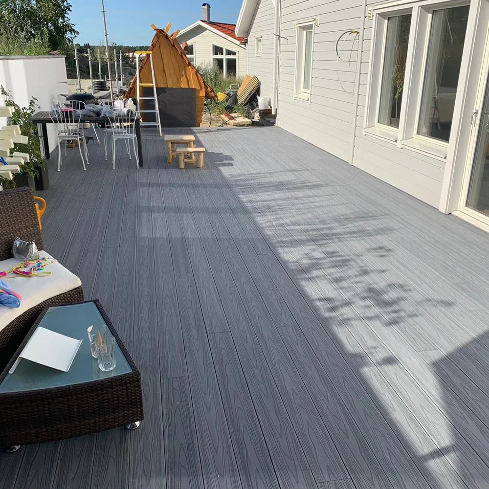 pvc planks for outdoor pvc terrace floor waterproof small deck swimming pool sea deck floor teak decking