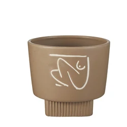 Garden Supplies Manufacturer Indoor Ceramic Flower Pot Decorations For Home Ceramic Pots