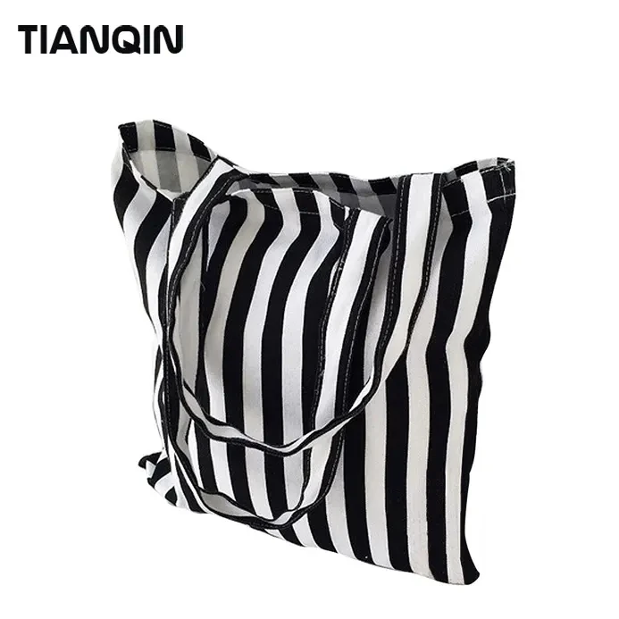 TINYATChina Manufacturer Custom Luxury Designer Cheap Handle Handbag Canvas Shopping Bag Heavy Duty Cotton Tote Bag