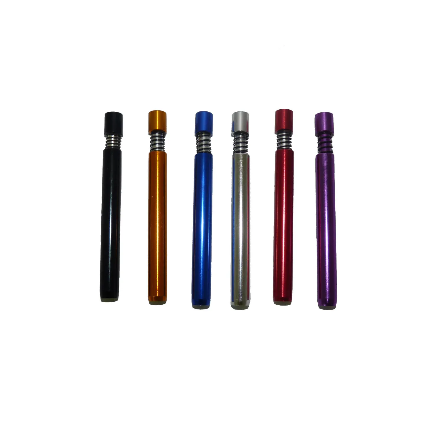 Popular pipe environmental protection pipe with metal portable silicone glass pipe factory direct sales