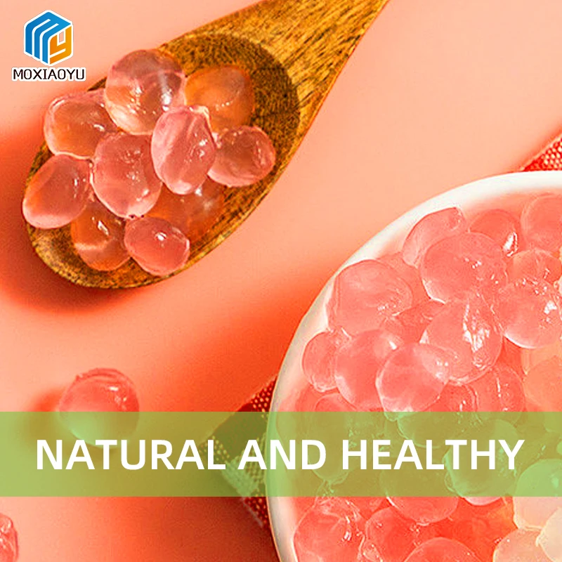 Hot Selling Multi Fruit Flavors Available Milk Tea Ingredients Popping Boba Instant Konjac Jelly Balls