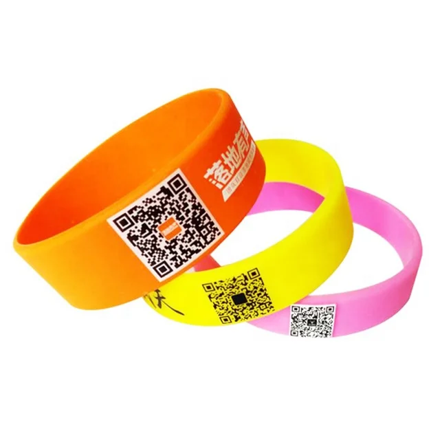 Силиконовый резиновый браслет на заказ с лазерной гравировкой qr-кода, силиконовый браслет с логотипом