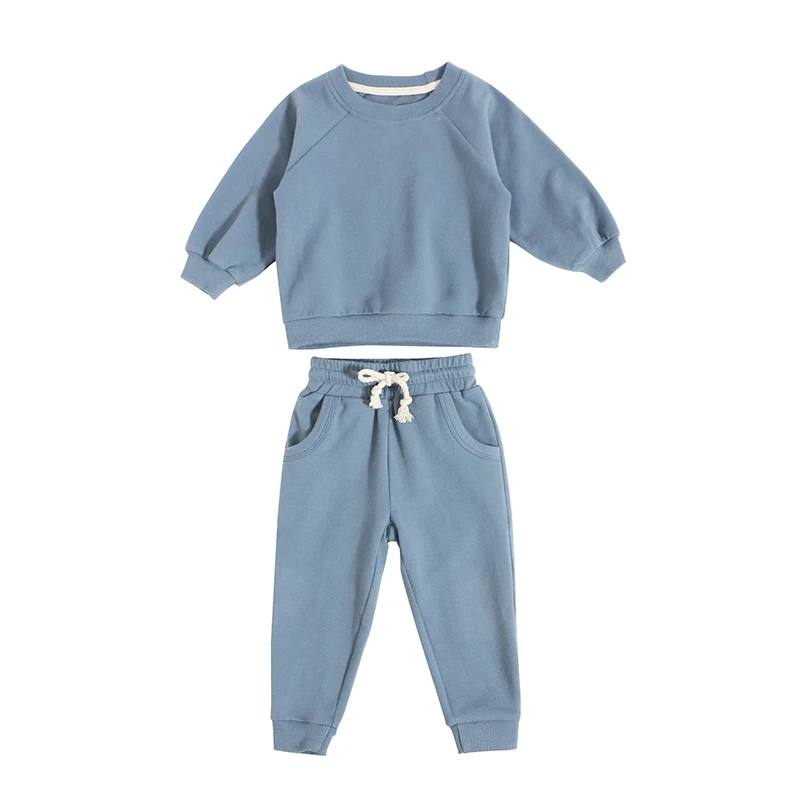 Special Design Kids Clothing Wholesale Customized Top With Pant Two Piece Set For Baby Wear Organic Cotton Clothing
