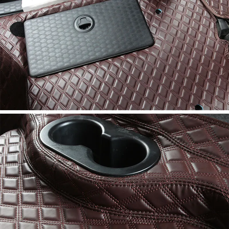 Customized 360 soft bag with full coverage genuine leather car pickup pad suitable for Dodge Ram 2014-2024