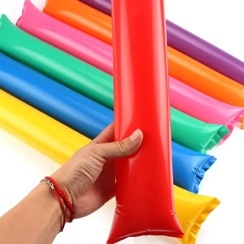 Promotional Custom PE Inflatable Bam Bam Noise Makers Stick Inflatable Cheering Thunder Stick for Celebrating