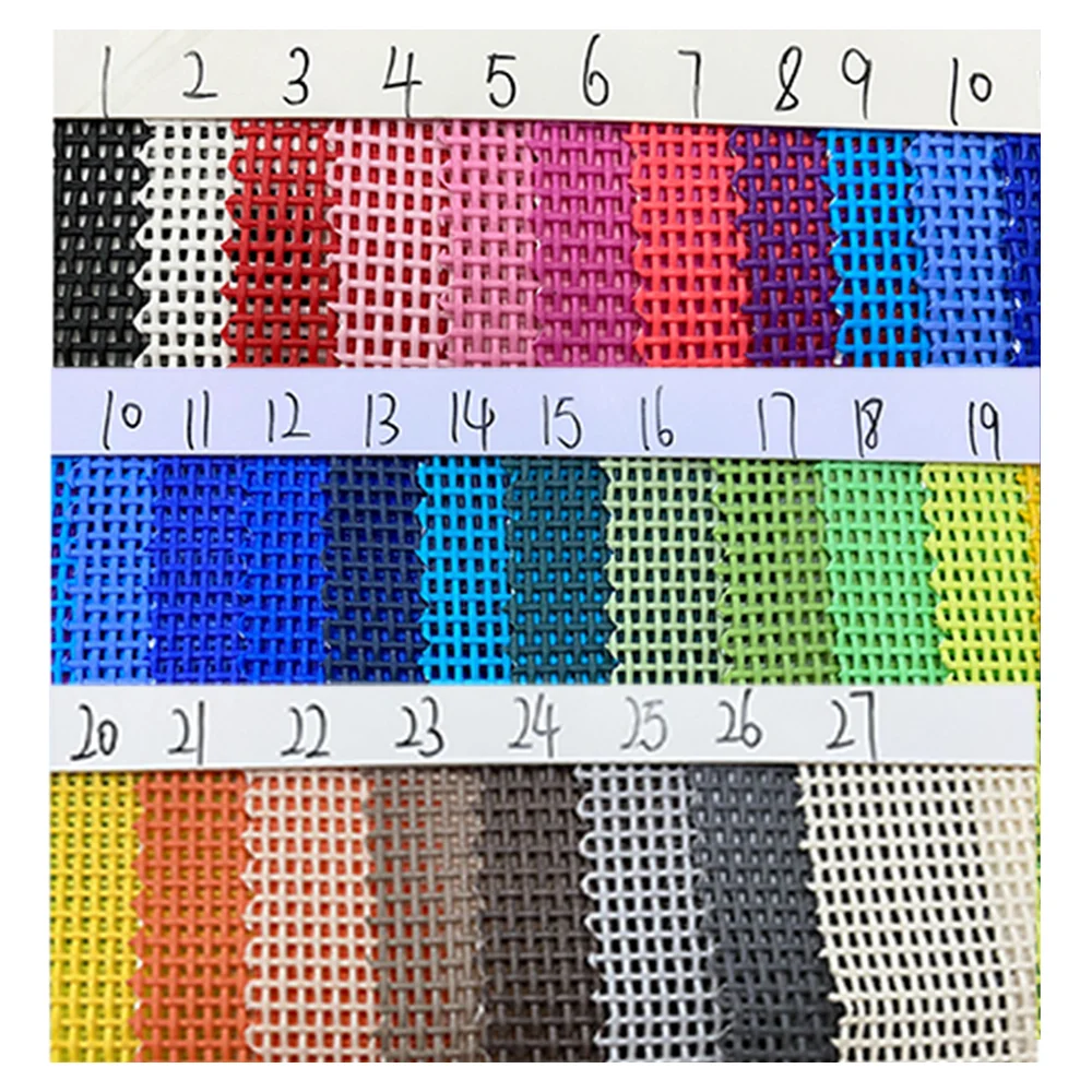 Anti-UV Textile PVC Coated Polyester Mesh Teslin Fabric for Outdoor Beach Chair
