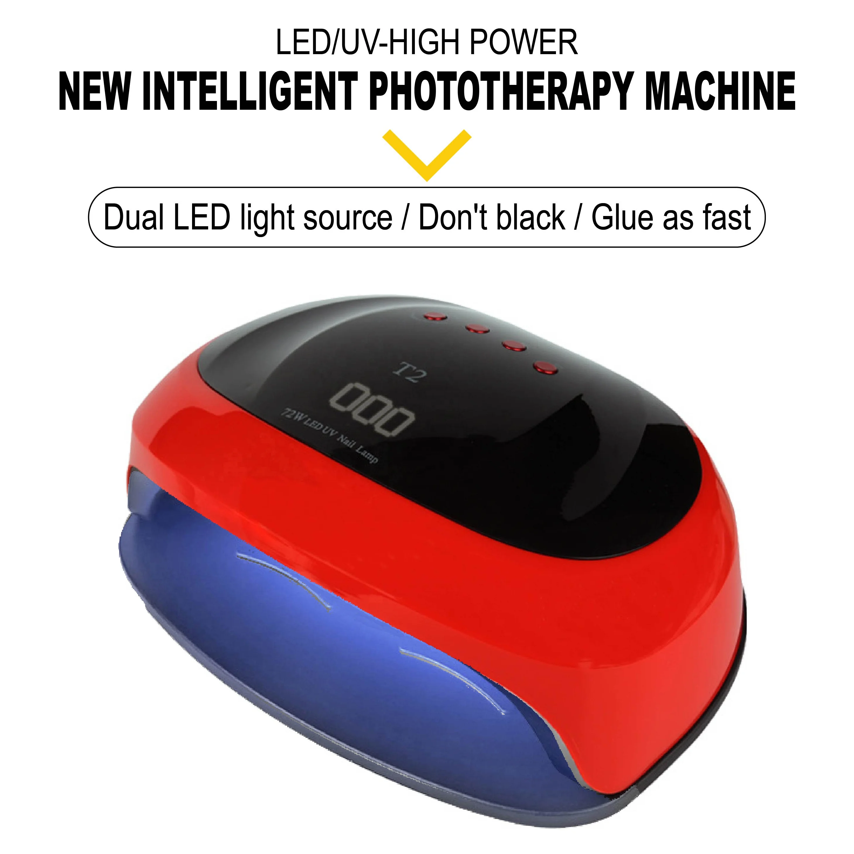 amazon hot selling nail lamp products uv gel polish manicure machine smart nail gel dryer