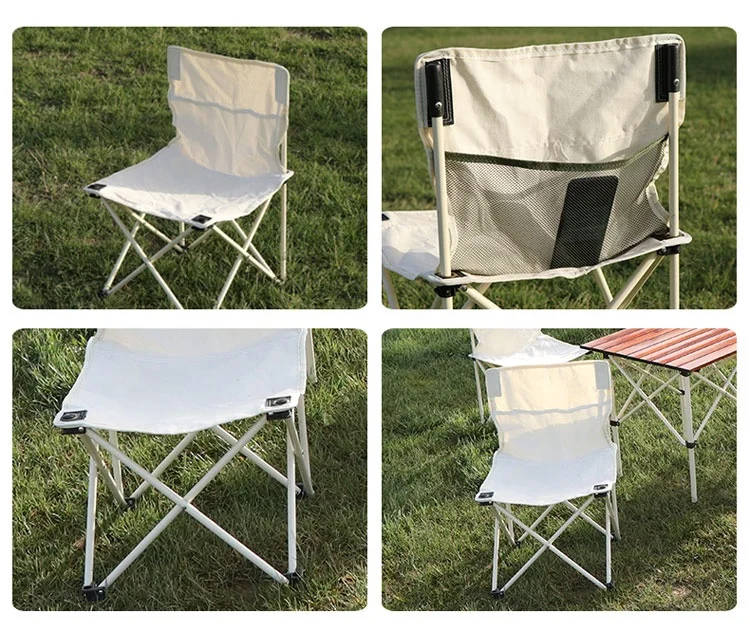 
Wholesale Lightweight Seat Stool Portable White Folding Camping Desk Table 4 Chairs Set 