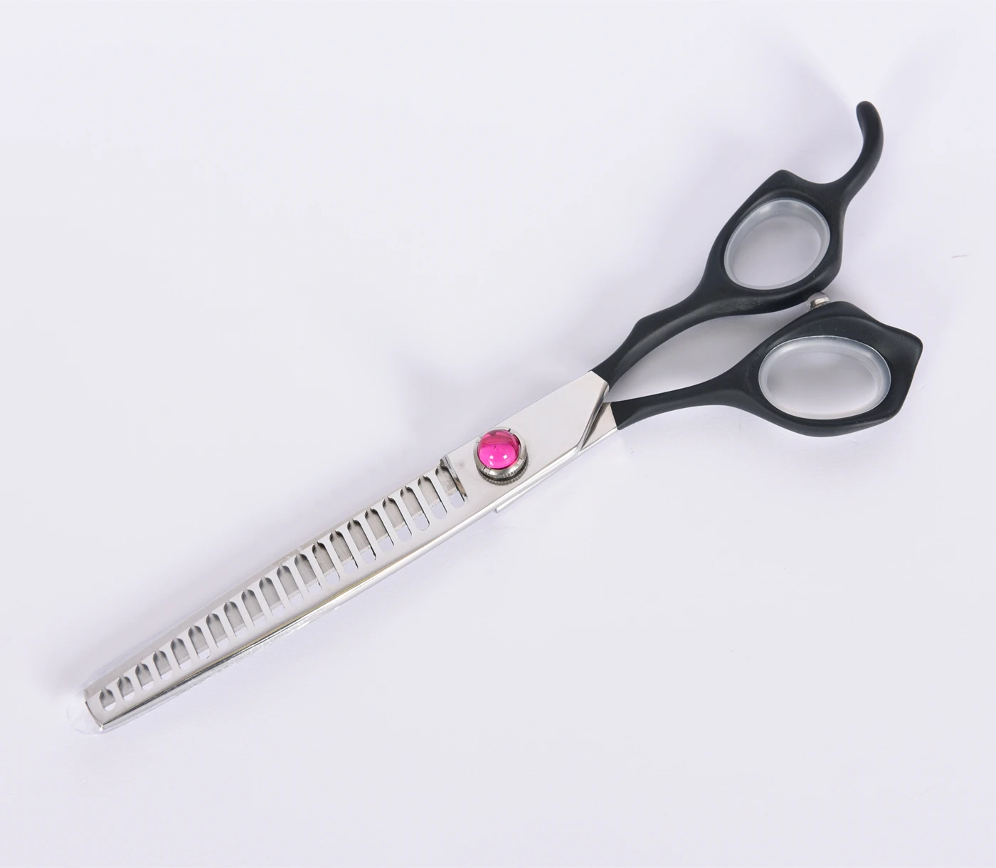 2024 85 9 inches professional pet dog grooming scissors shears straight blade titan 440C cobalt blue hand handle factory GS03