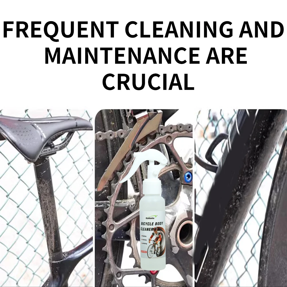 100ml Customizable Bicycle Chain Cleaner Degreaser Deep Crystal Car Wash Bike Shampoo Wax Coating Polish Cleaner Including Bike