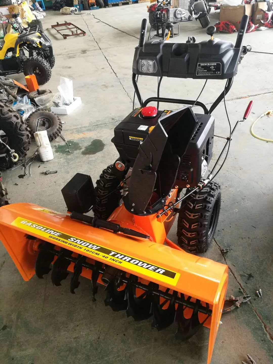 Best seller snowblower/snow blower/snowthrower with 15HP snow engine,LED light,1M working width