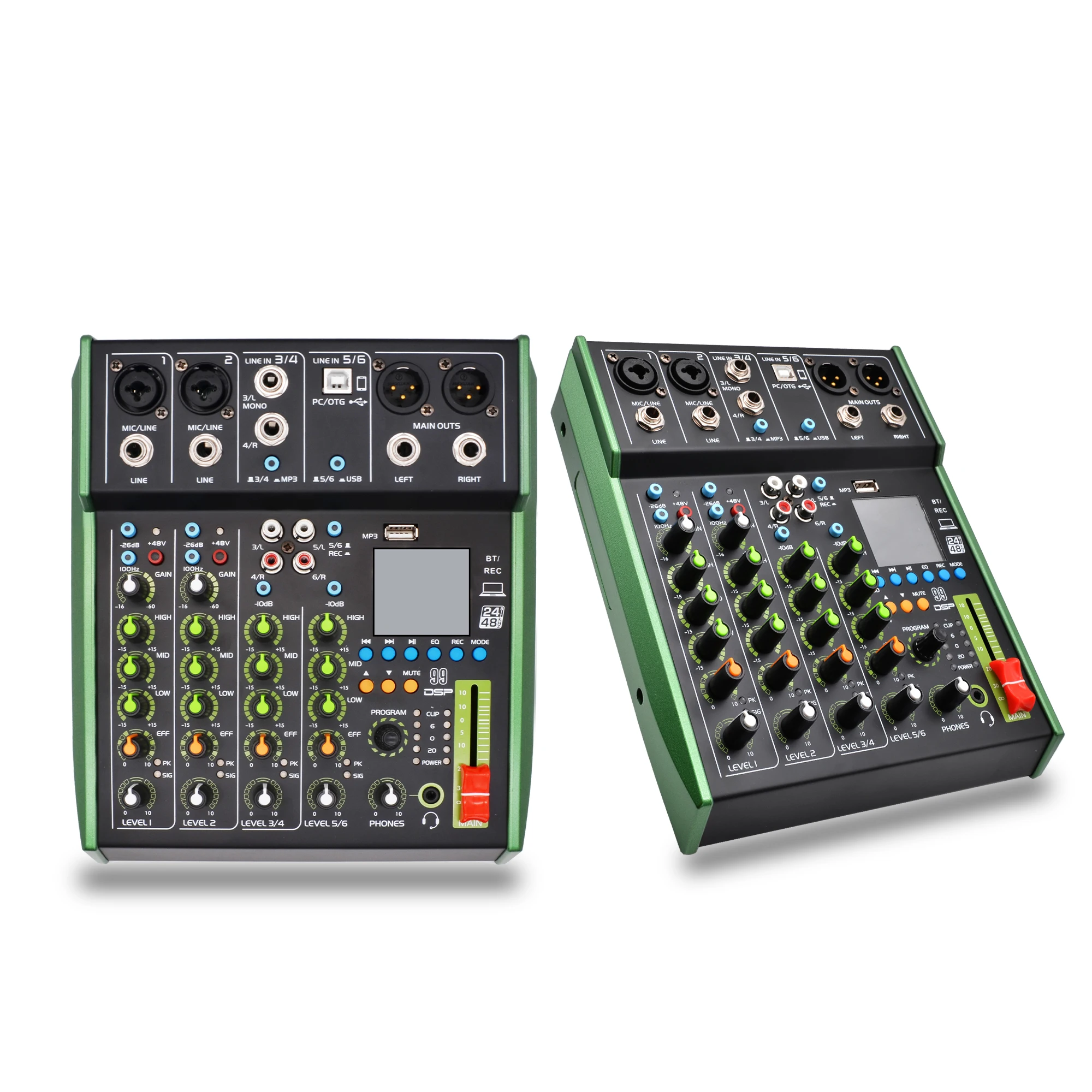 Accuracy Pro Audio MG7 20W Professional Audio Mixer DJ Mixer Controller For Party