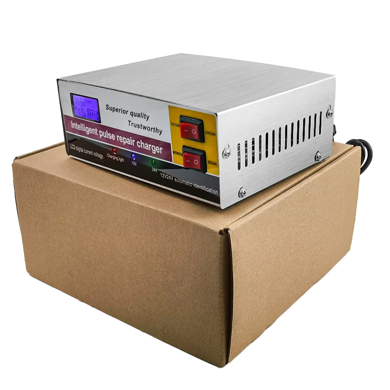 12 volt 24v car led acid battery charger 5amp 10amp for electric pallet truck batteries 12v20ah-120ah 24v12ah-60ah
