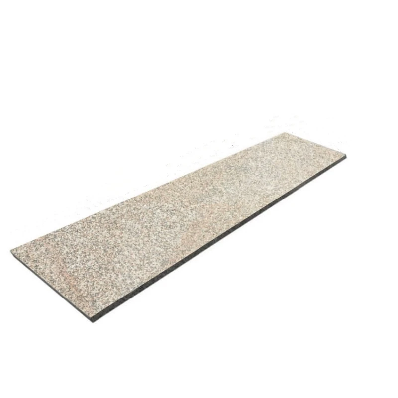 Chinese Beige G682 Granite Anti Slip Stair Steps and Risers for Outdoor Exterior Stair Design
