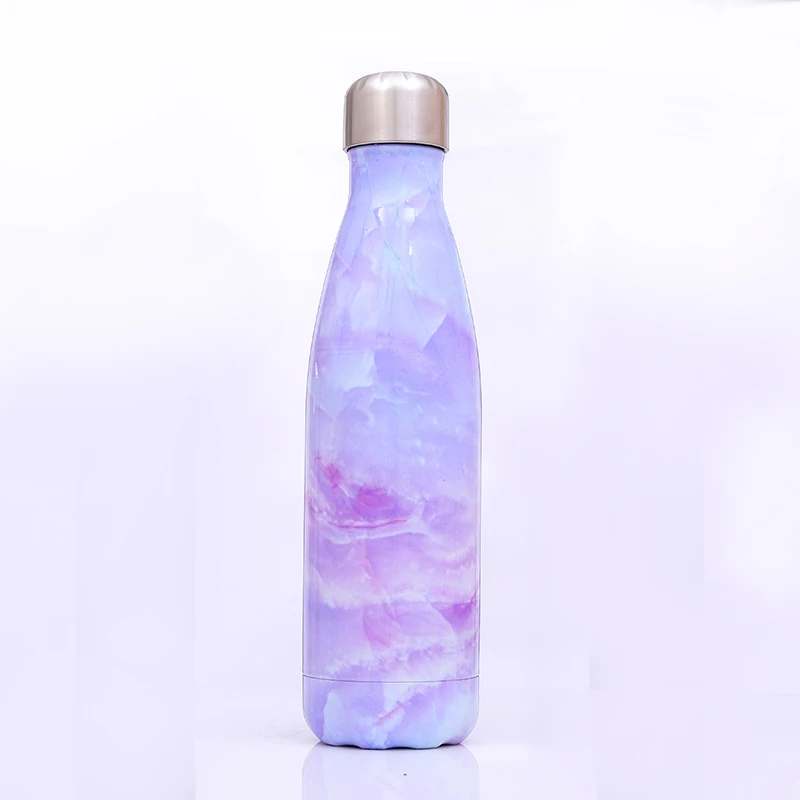 2021 hot sale Water Bottles Stainless Steel Marble 750Ml,Double Wall Vacuum Flask Insulated Water Bottle Stainless Steel/