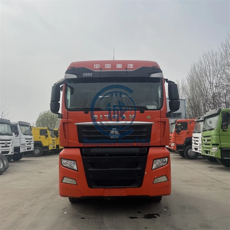 Good Condition Truck HOWO A6 A7 T7 6x4 CNG 430hp 440hp used truck 10 Tires tractor units SITRAK C7H Tractor Truck for sale