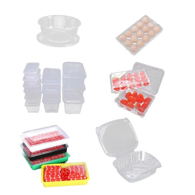 Высокая скорость PP PS Pet пластиковые забрать производства продуктовых коробок автоматическая блистерная прозрачный Термоформовочная Машина