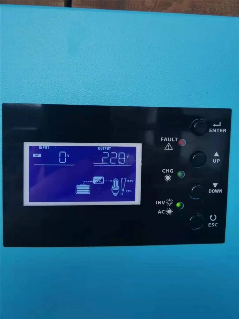 PV 120V-450V 100A MPPT  charger  48V DC Off grid  inverter 5.5KW  230V AC pure sine wave power inverter