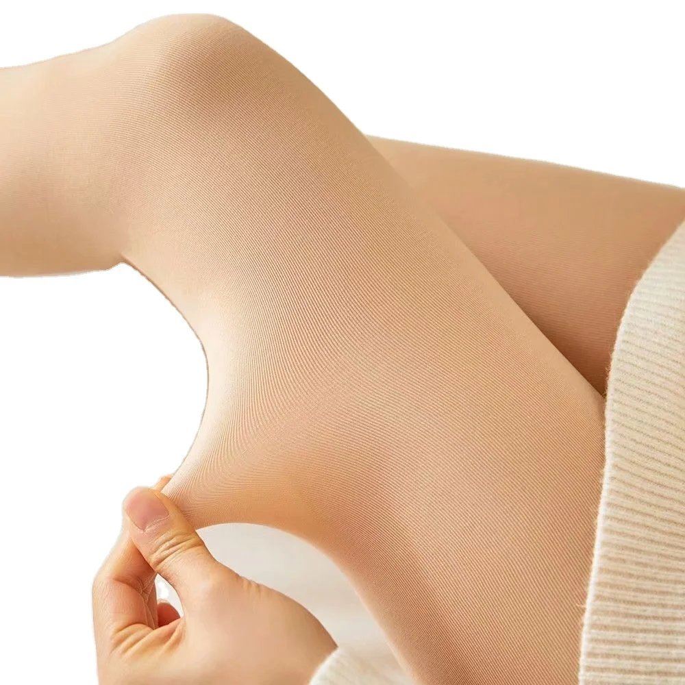 Manufacturers wholesale high quality stretch velvet fabric Color of skin pantyhose