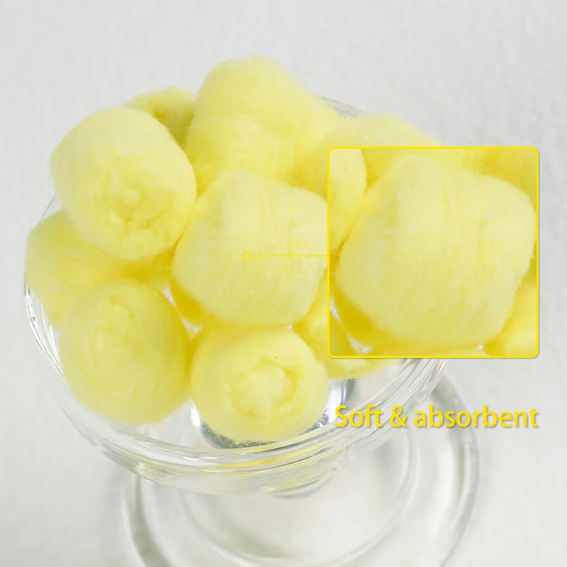 Premium 100% Pure Cotton Balls Absorbent Small Cotton Balls for for Makeup Remover, Nail Polish