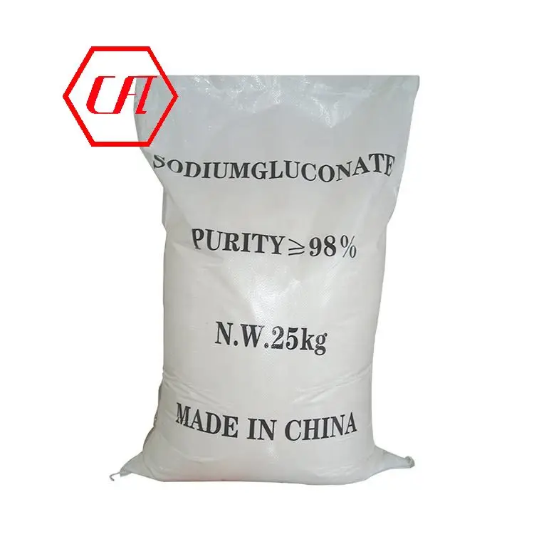 Chemical Auxiliary Sodium Gluconate used as concrete retarder CAS 527-07-1 CAS 527-07-1