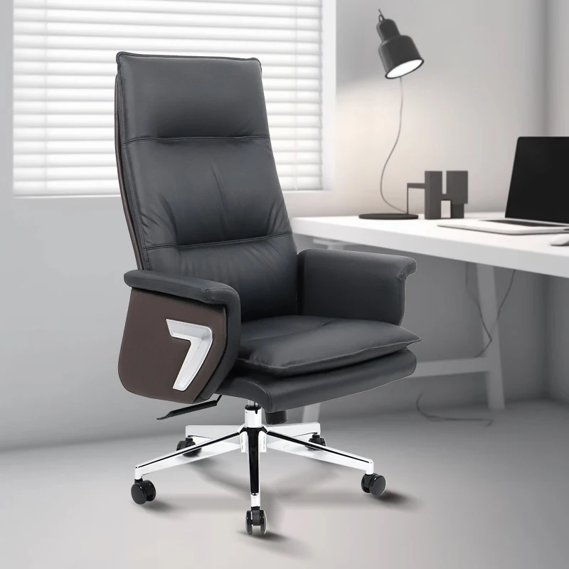 Modern Computer Office Furniture PU Leather Material Boss Swivel Executive Office Chair