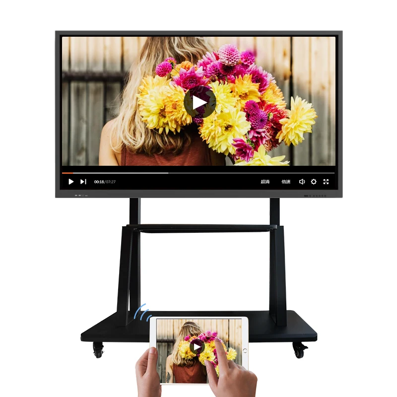 Бо Новаэт светодиодный 4K дисплей Интерактивная плоская панель Крышка светодиодная умная цифровая доска сенсорный экран используется телевизор 55 дюймов Tecno