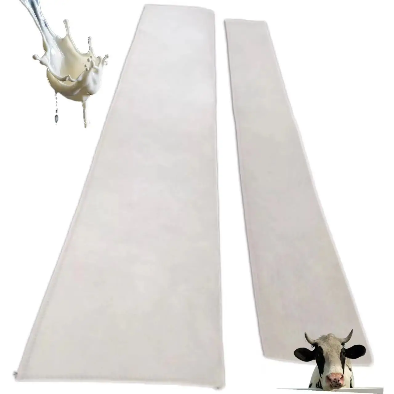 Hot Sale Disposable Food Grade Nonwoven White Milk Filter Socks 610*95MM 100 Packed