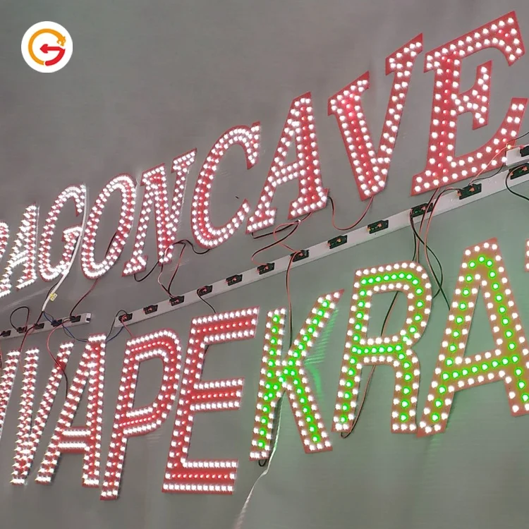 JAGUARSIGN Manufacturer Custom Multicolor Ultrathin LED Sign Board Smoke Shop Advertising LED Sign Board