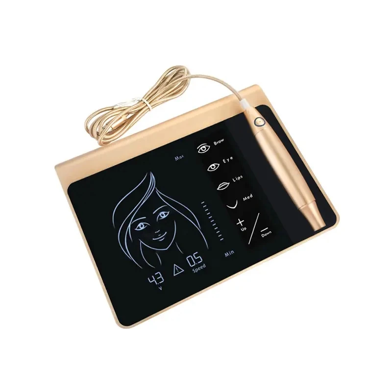 Factory OEM Charmer Princess Touch Screen Permanent Makeup Digital Eyebrow Embroidery Microblading Tattoo Machine Kit