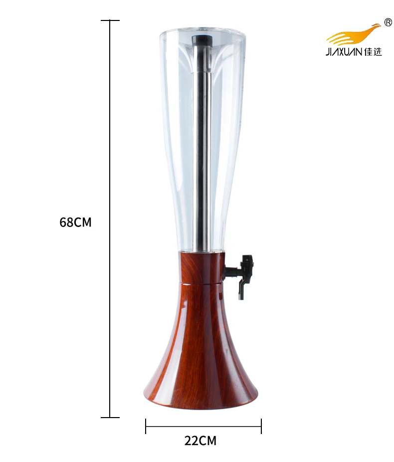 Hot Stainless Steel  3.5 Litre for bars big buffet fruit juice Beer beverage Tower Dispenser