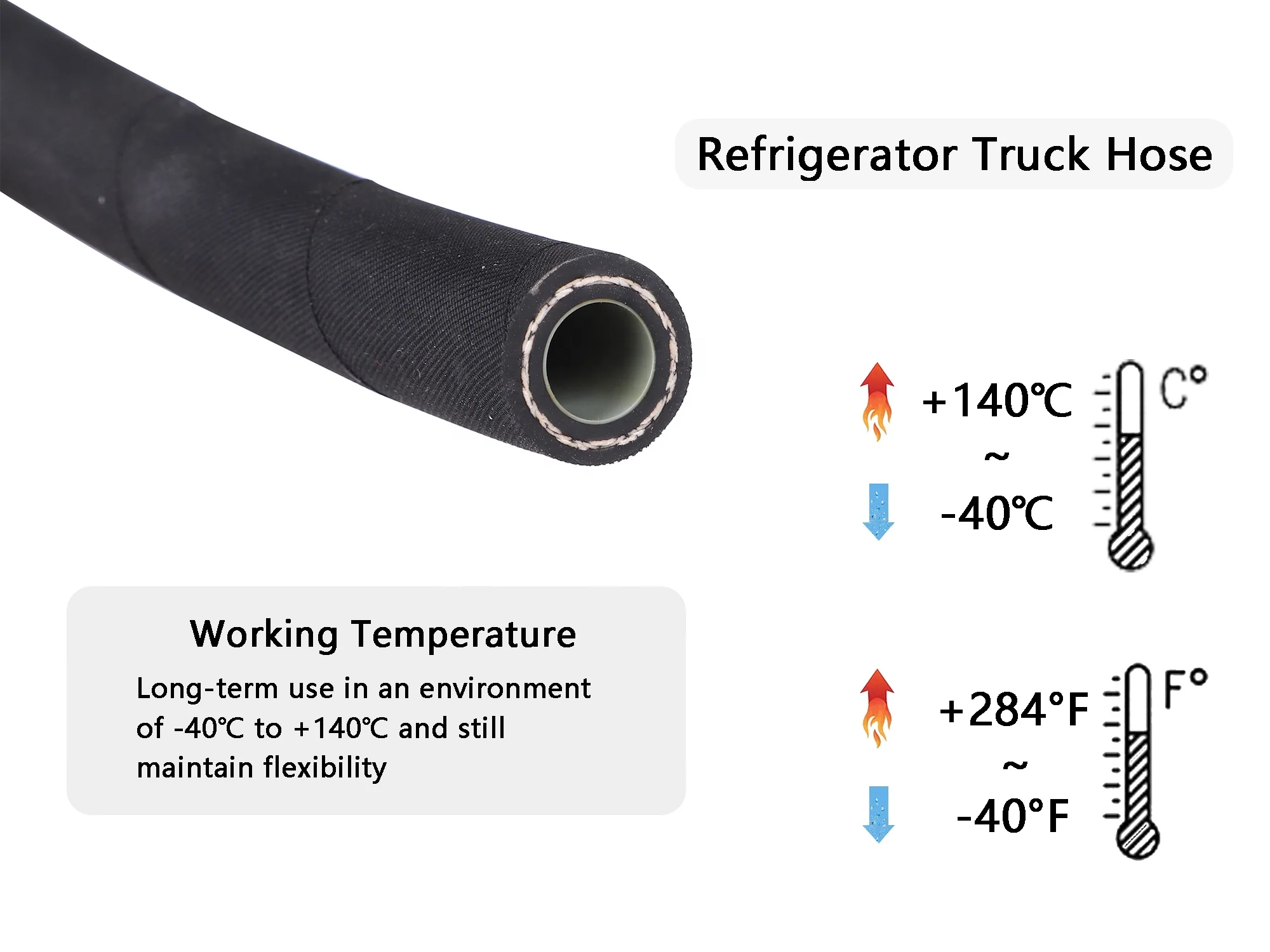 Air Conditioner Refrigeration Freon Charging Hose Refrigerator Truck Hose