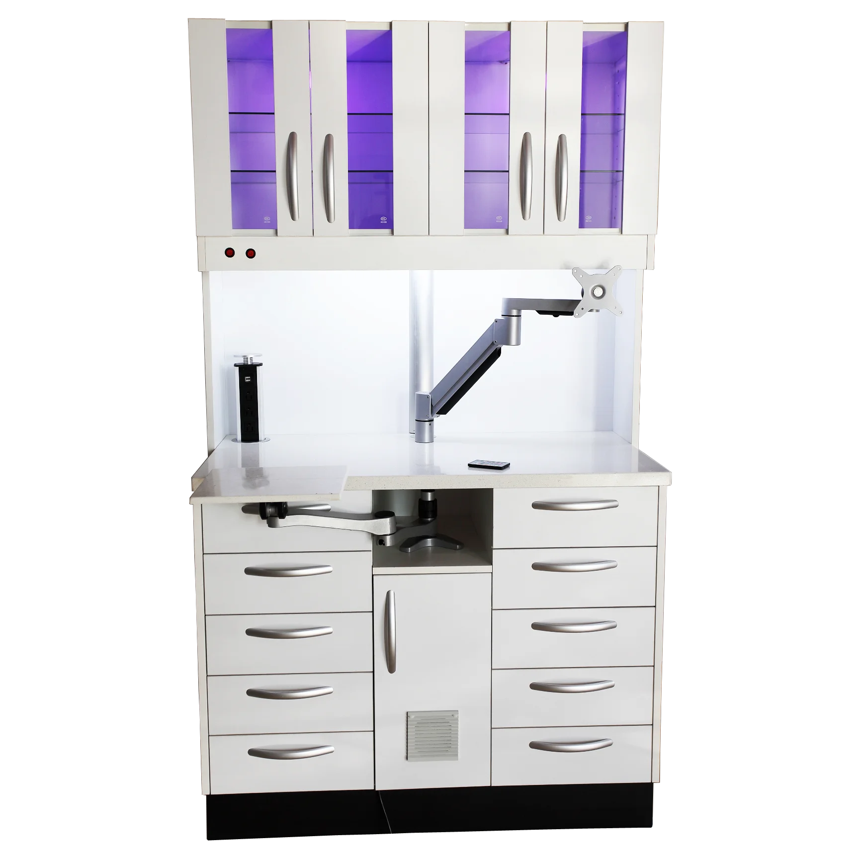 Wooden customizable dental cabinets hospital furniture cabinet for dental clinic popular in America