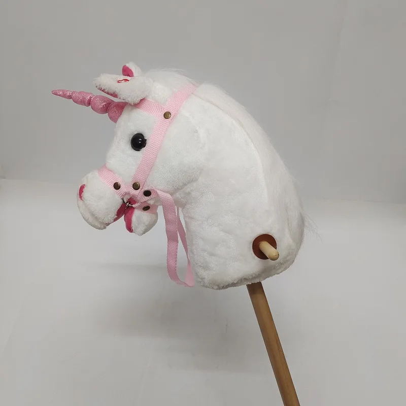 Customization Plush Horse Ride On Sticks Hobby horse stick with difference functions