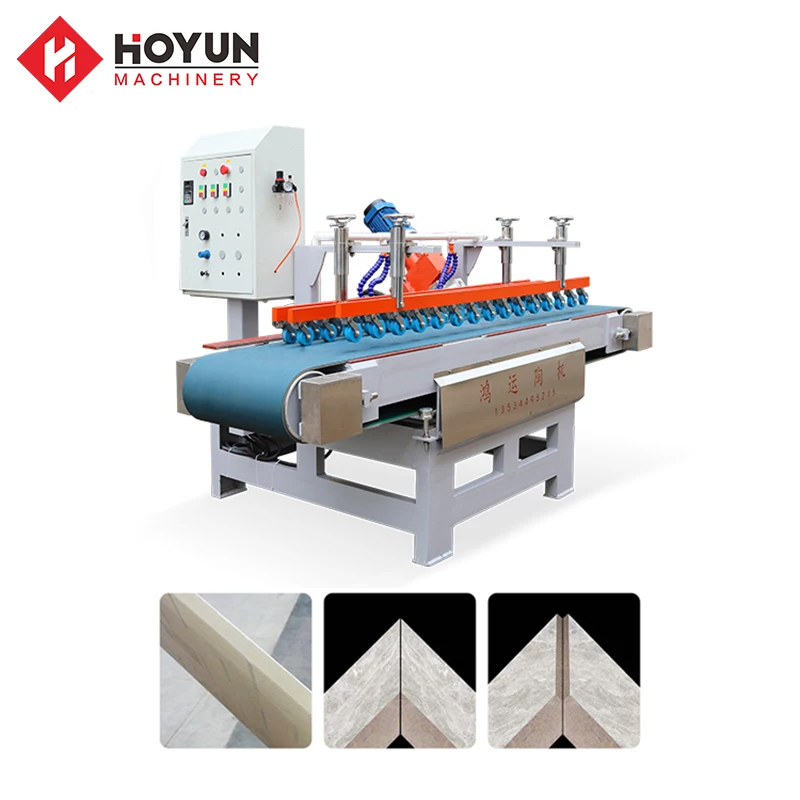 CNC tile processing machine 45 degree glass tile beveling machine marble cutting machine