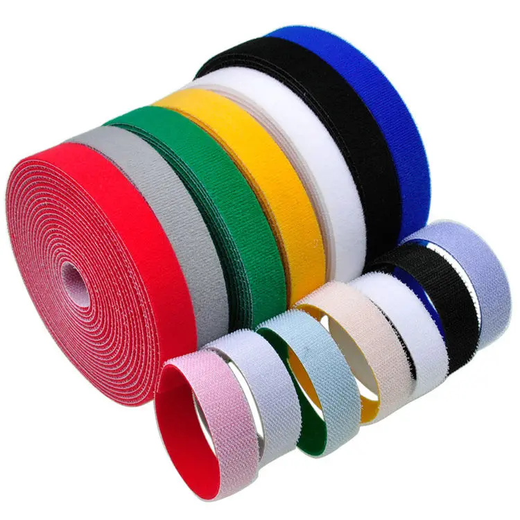 Adhesive Heavy Duty Double-Sided Back To Back Hook And Loop Straps Fastener Roll for Home Office School Crafting Organization