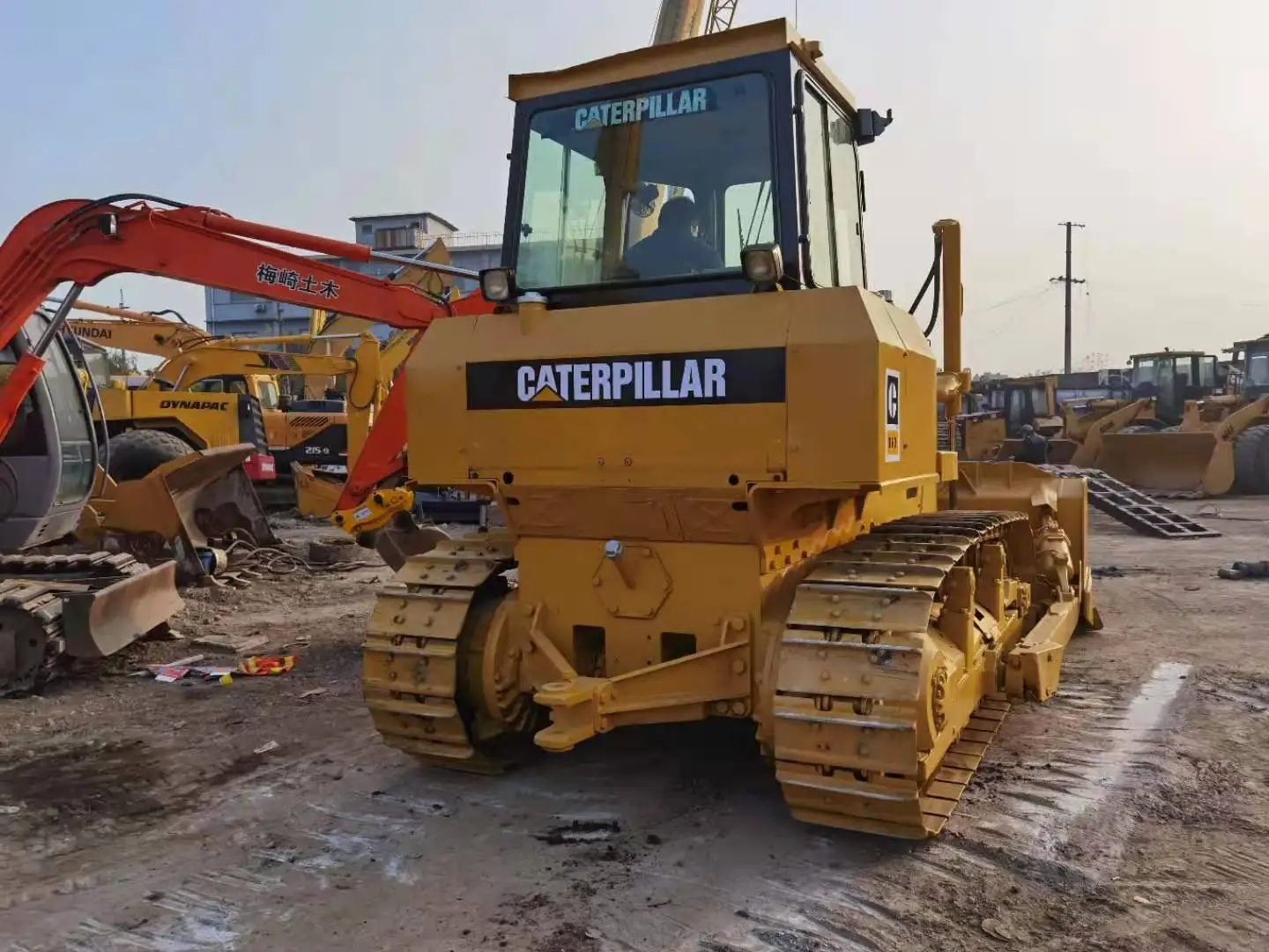 Б/у гусеничный бульдозер оригинальный японский б/у CAT D6D трактор для промышленности бульдозеры
